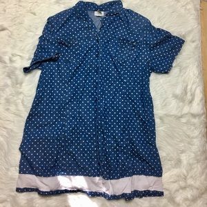 Plus size vintage denim dress 4X